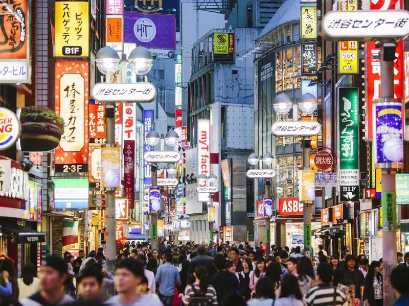 Shibuya Shopping District, Tokyo, Japan