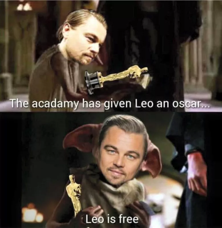 Leo gets an oscar