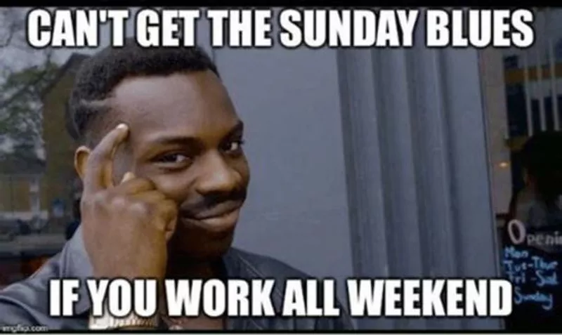 working all weekend