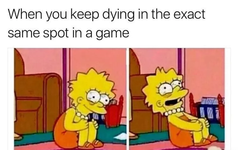 dying in video games