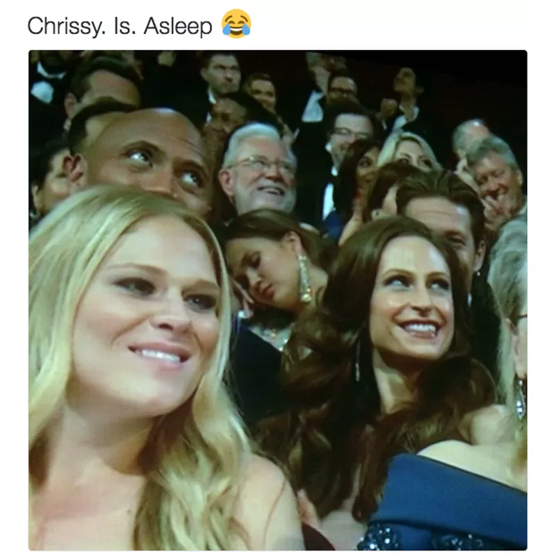 Sleeping at the oscars