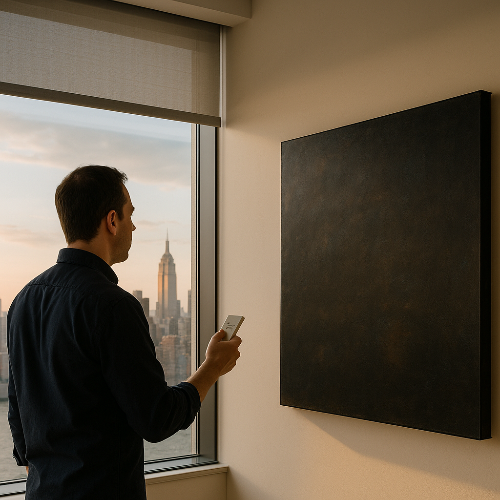 Motorized shades: the quietest way to tame skyline glare