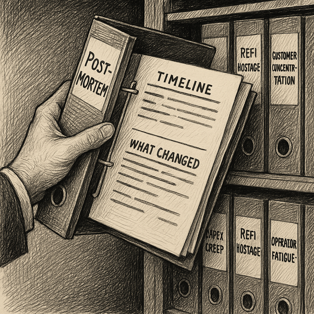 Post-mortem binders: where the club's edge accumulates