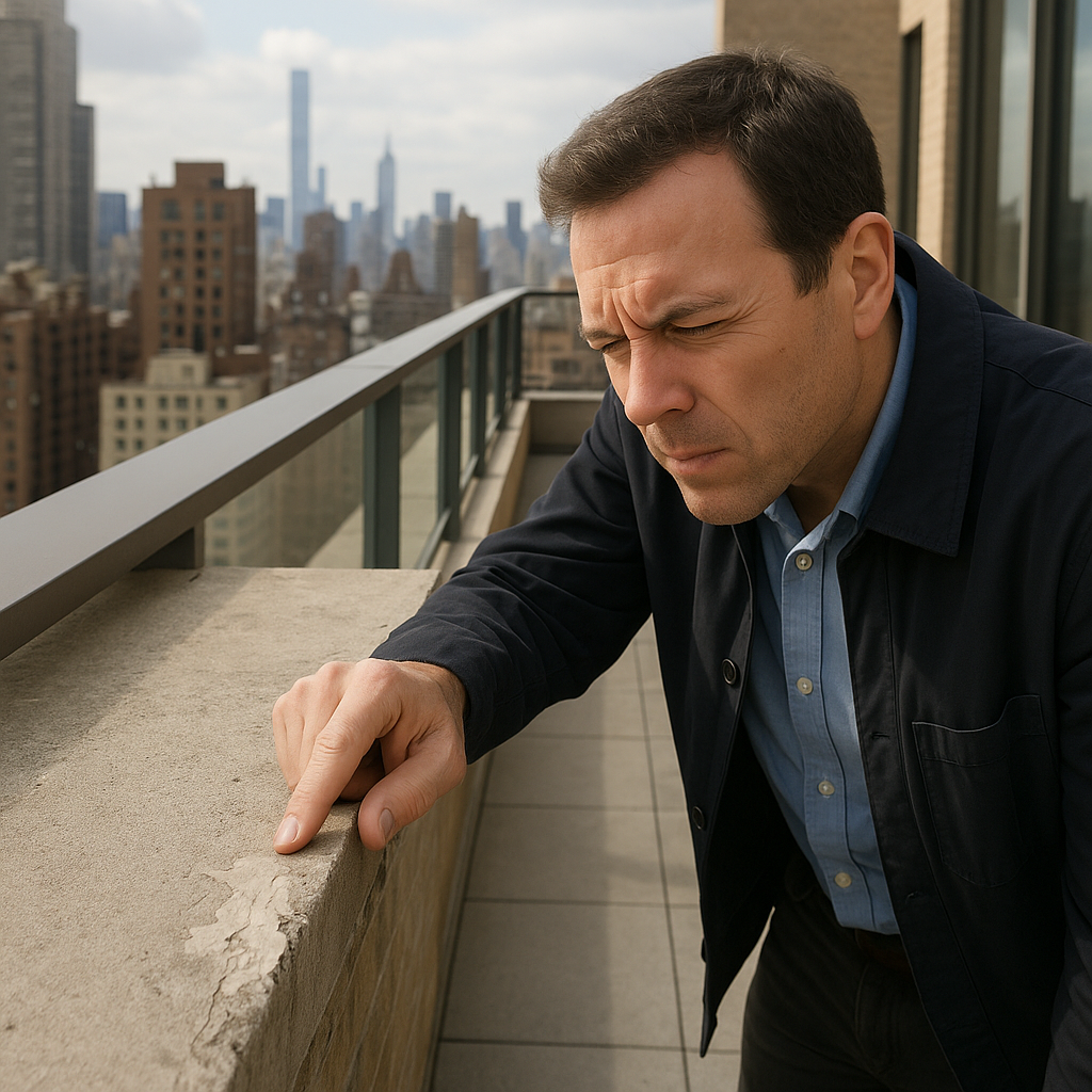 The terrace edge that scares appraisers (and buyers who read listings)