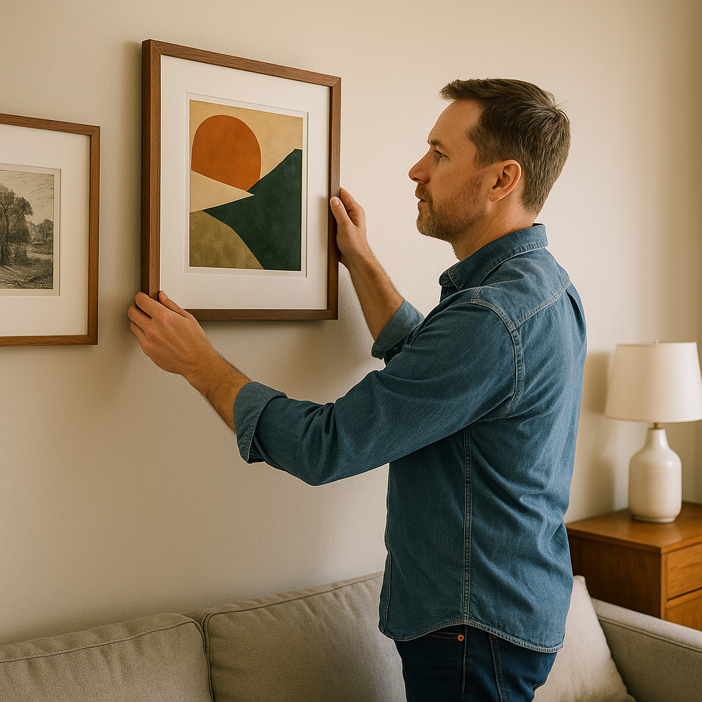 A wall you can patch, repaint, and rotate on a Friday