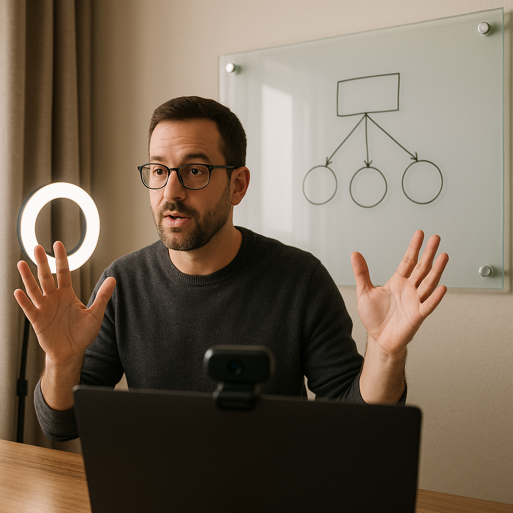 The glass whiteboard that doesn't fight your webcam