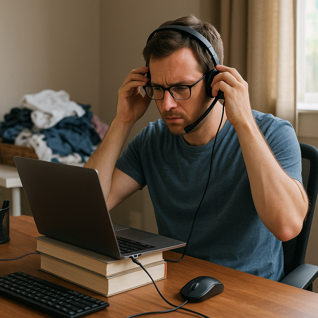 Stop trying to recreate the office desk at home